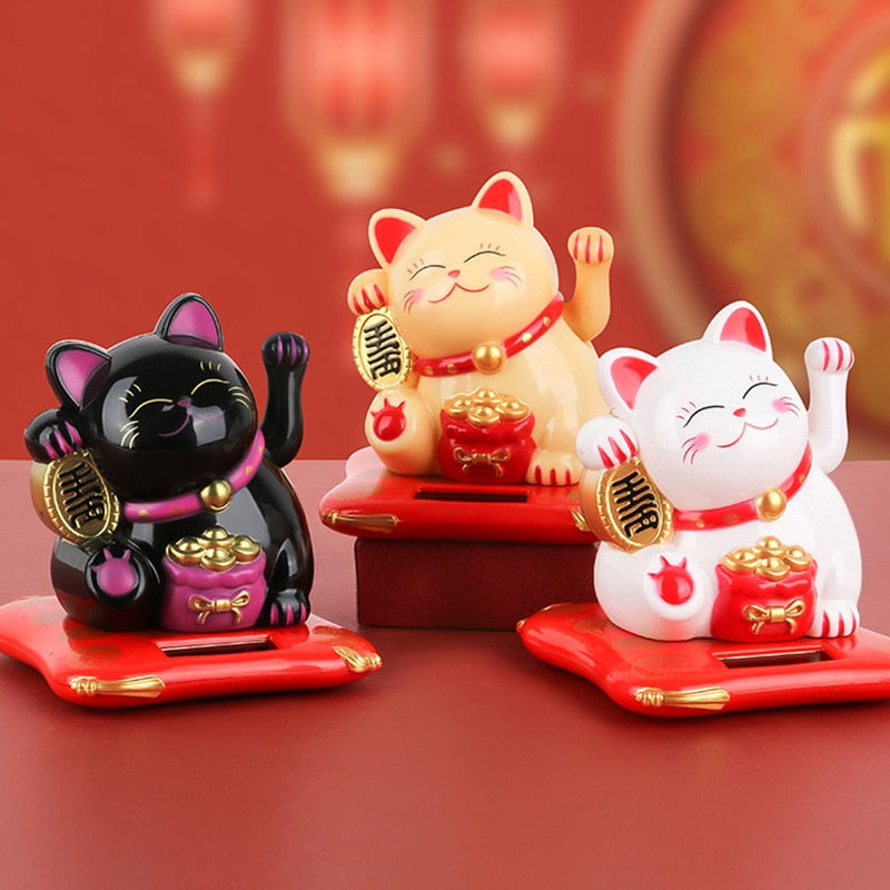 Solar Powered Lucky Cat - Solar Powered Lucky Cat