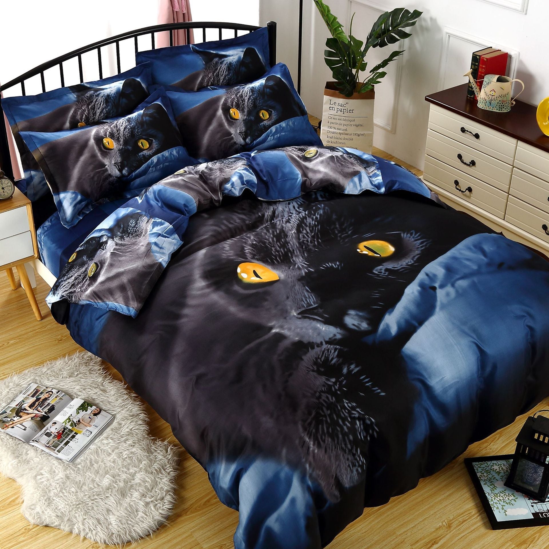 3D Cat Duvet Cover