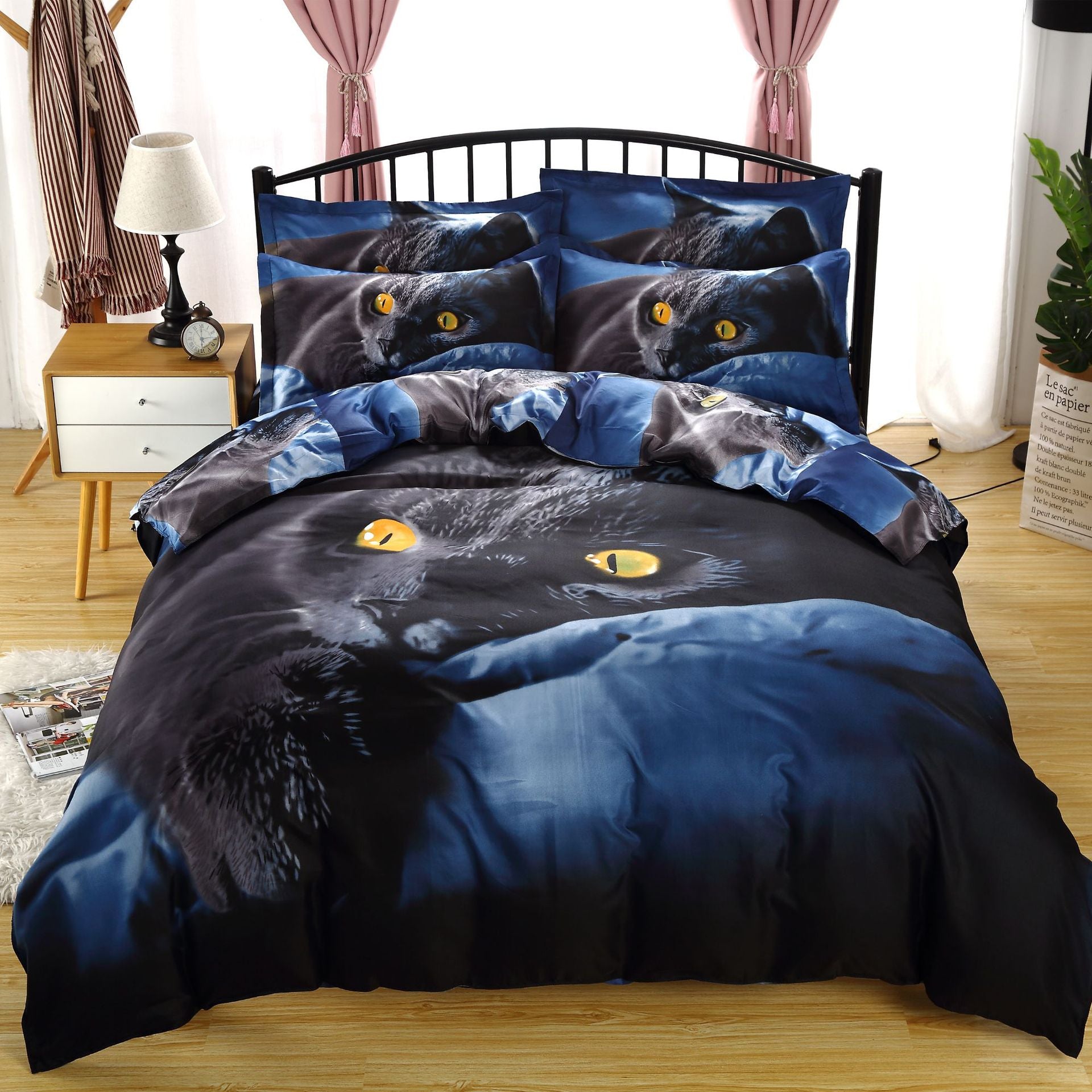 3D Cat Duvet Cover