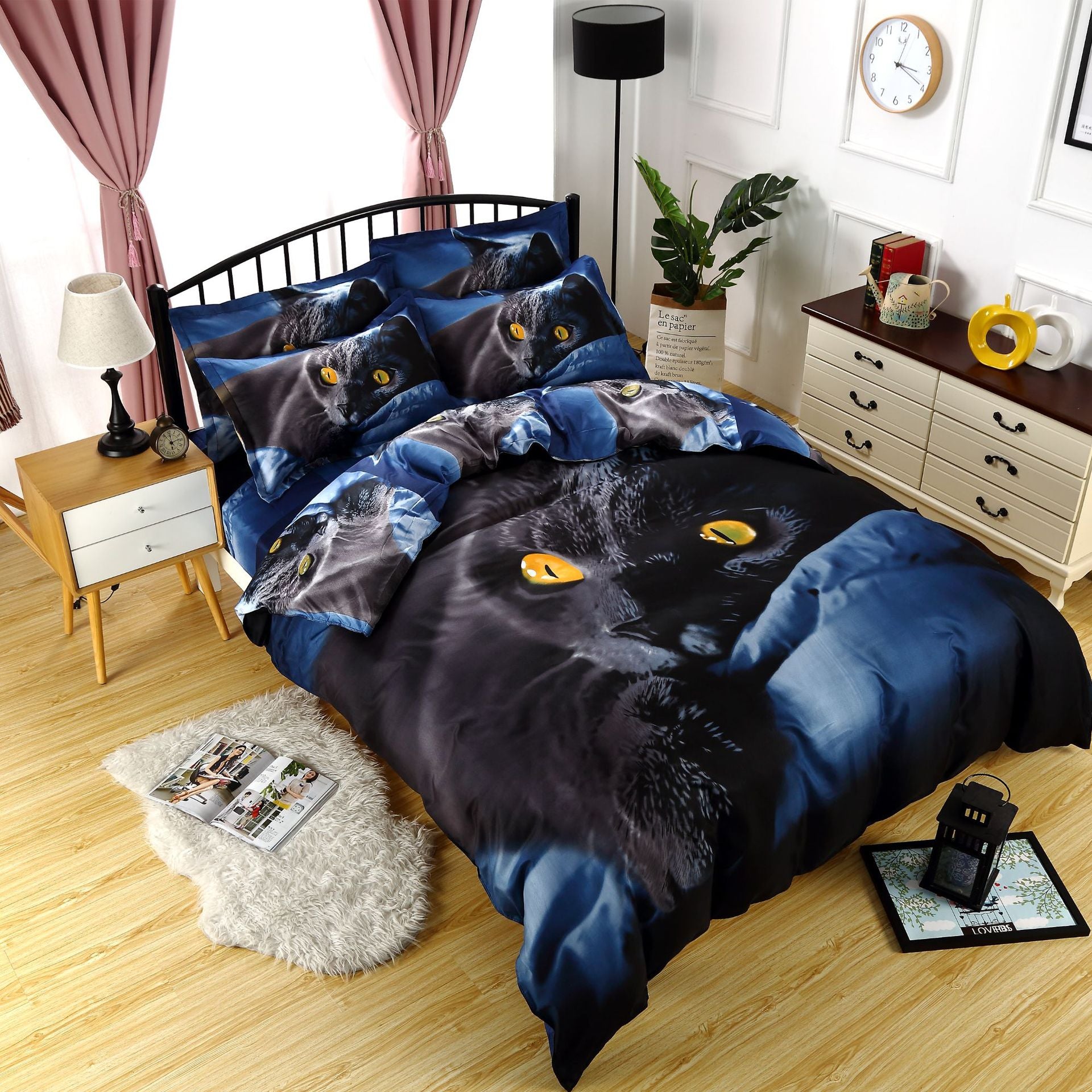 3D Cat Duvet Cover