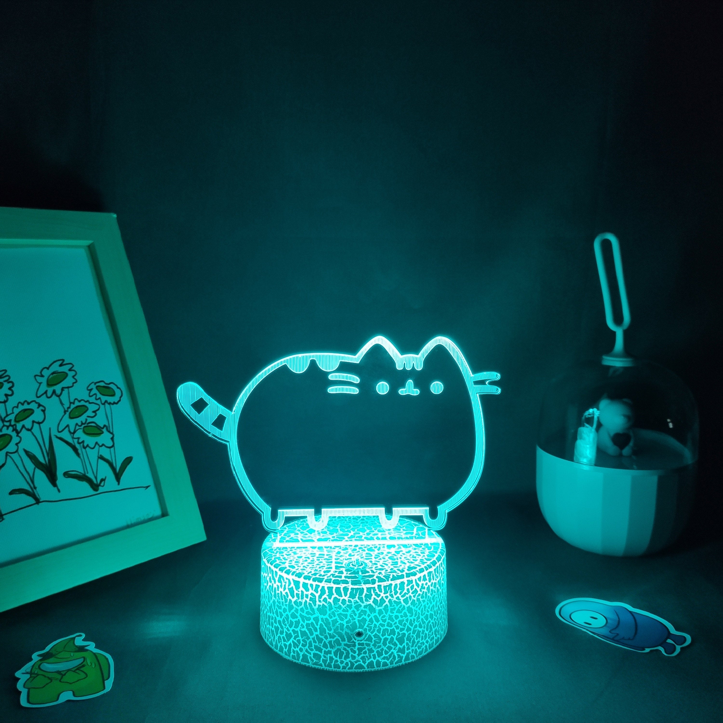 3D LED Cat Night Light - 3D LED Cat Night Light