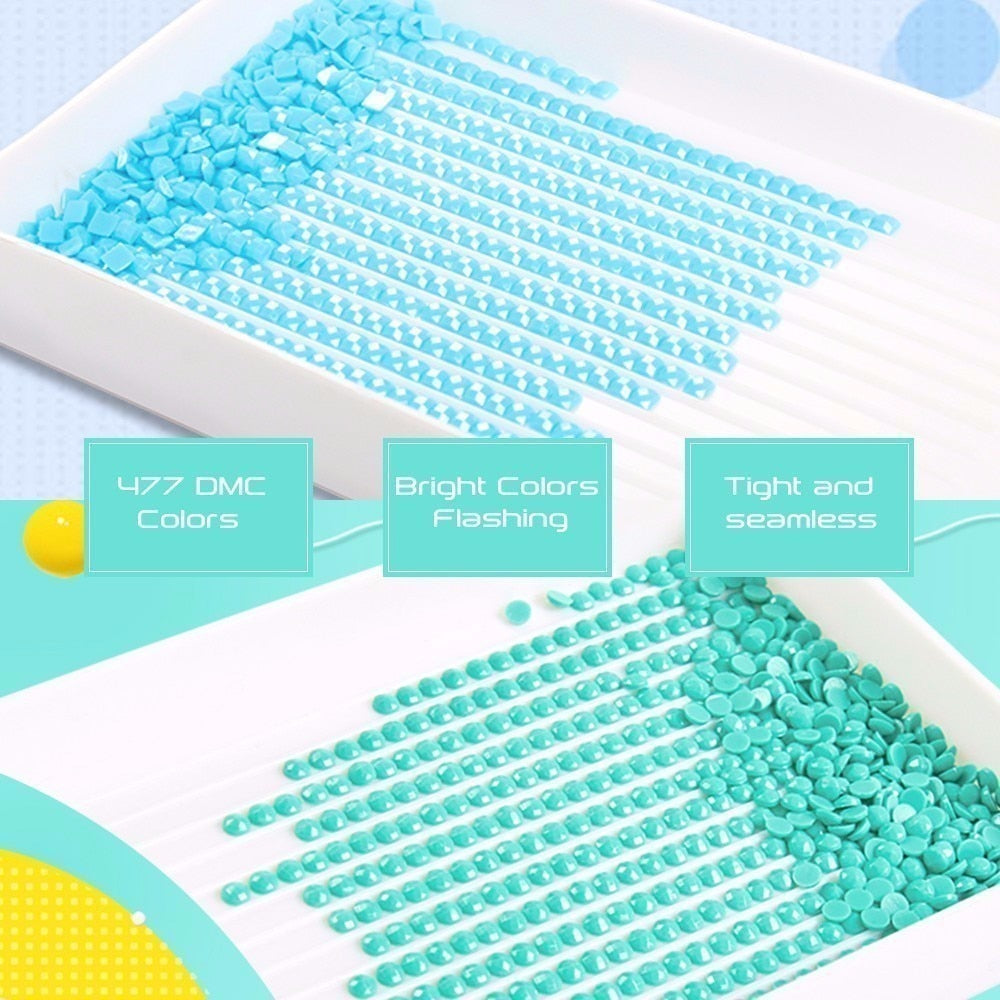 Abstract Cat Diamond Painting