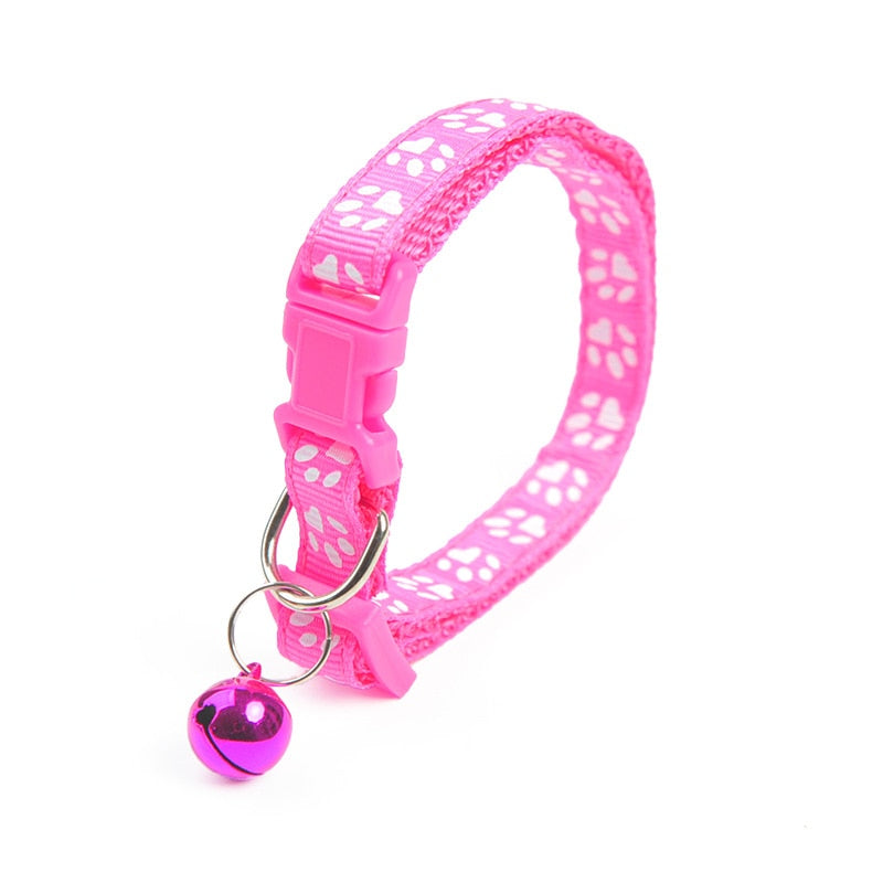 Adjustable Cat Collars - Rose Red - Cat collars