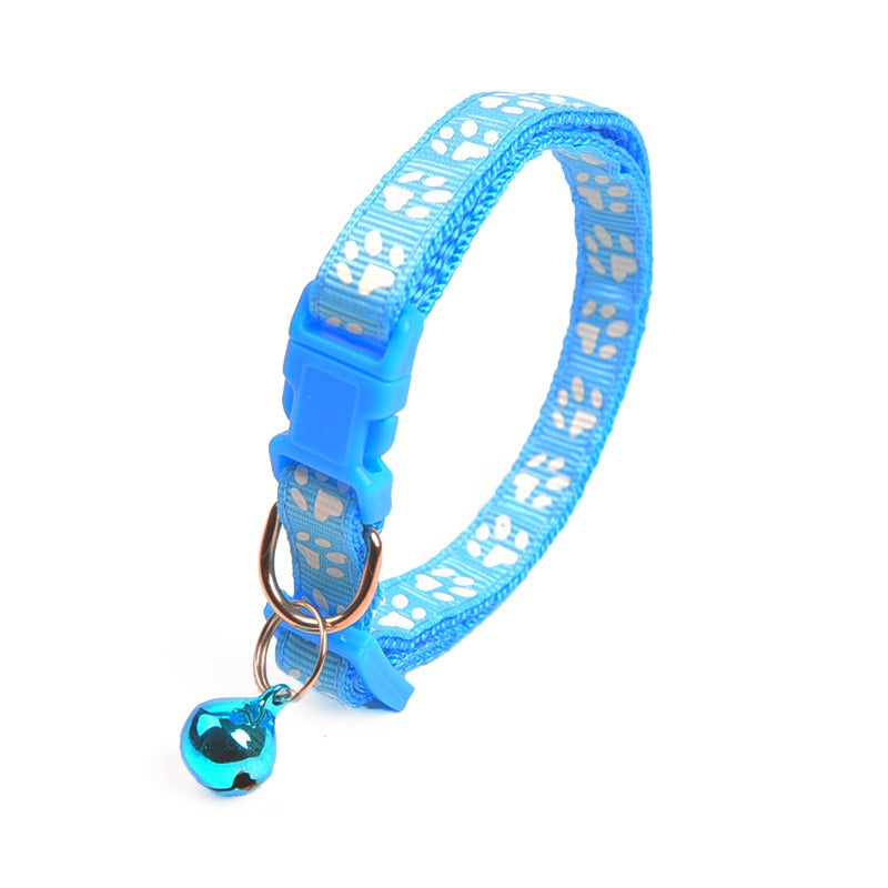 Adjustable Cat Collars - Sky Blue - Cat collars