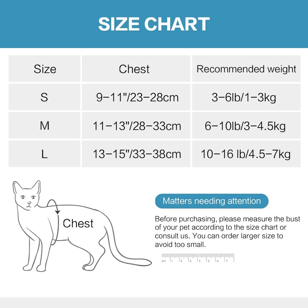 Adjustable Cat Harness - cat harness leash