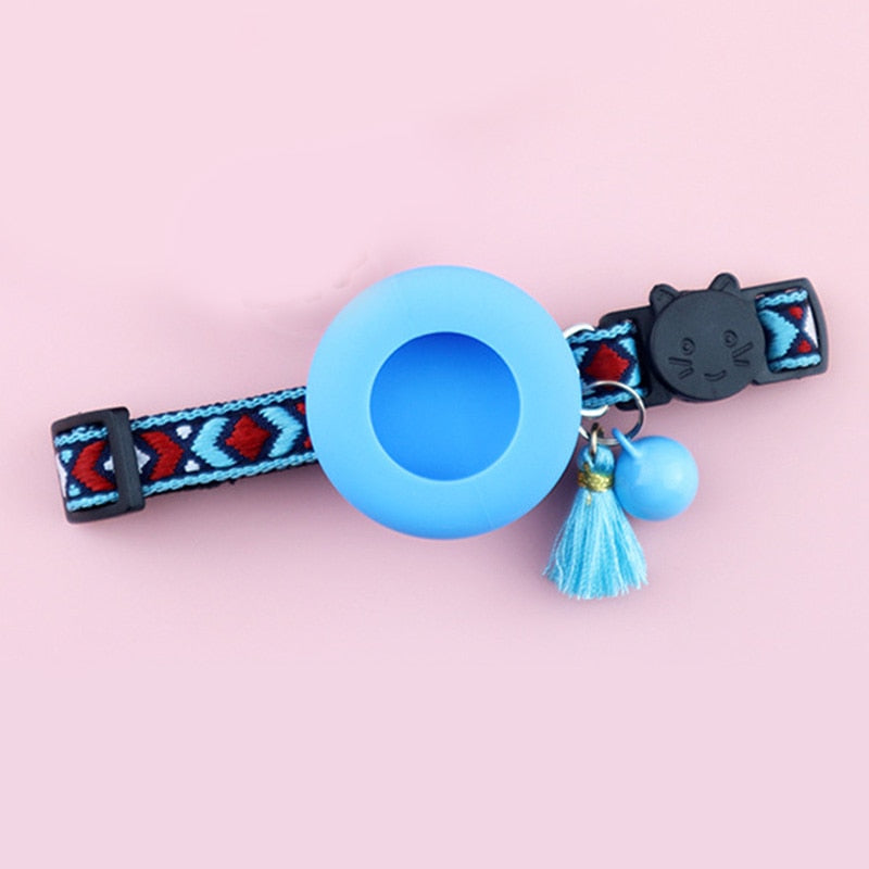 Airtag Cat Collar - Sky Blue - Cat collars