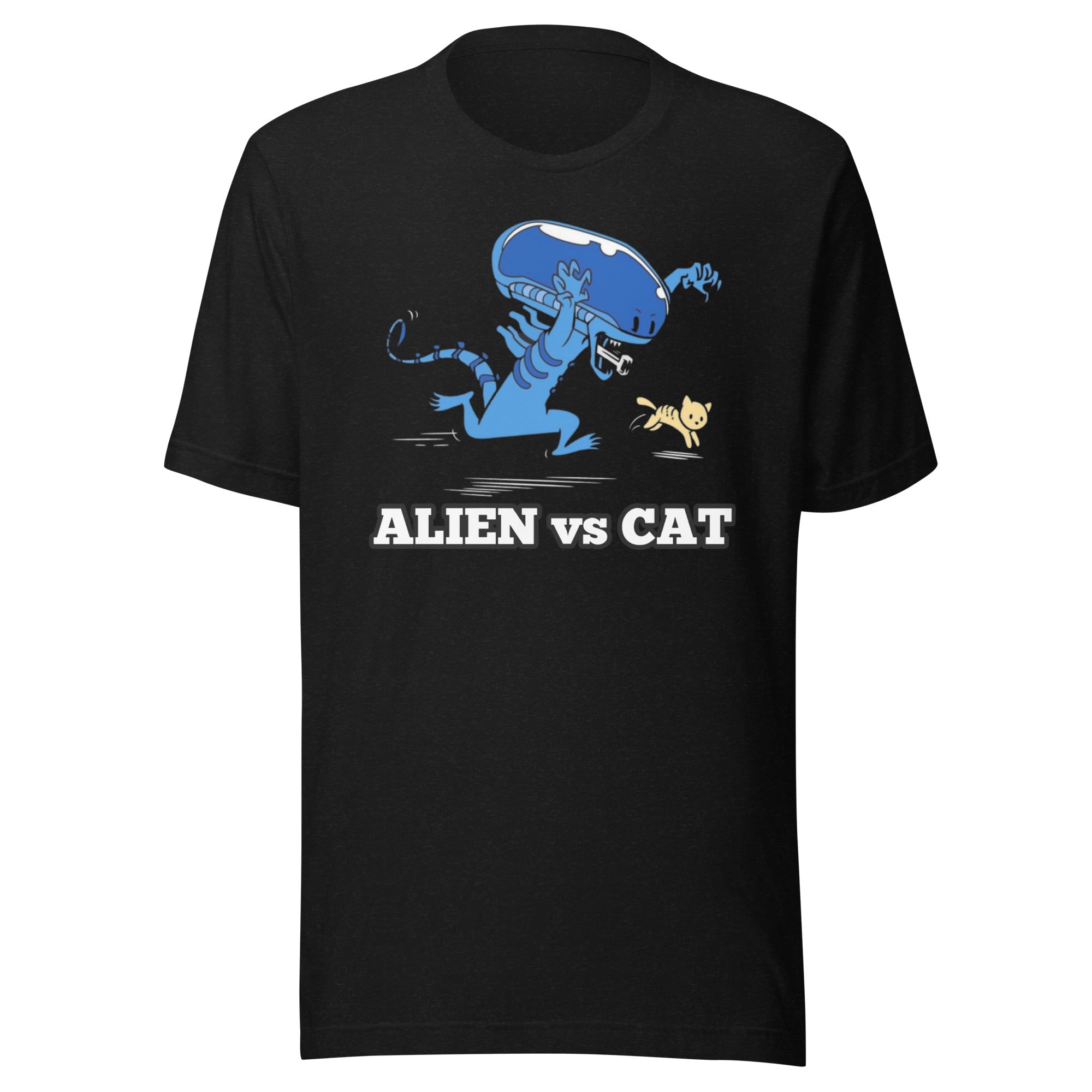 Alien chasing Cat shirt