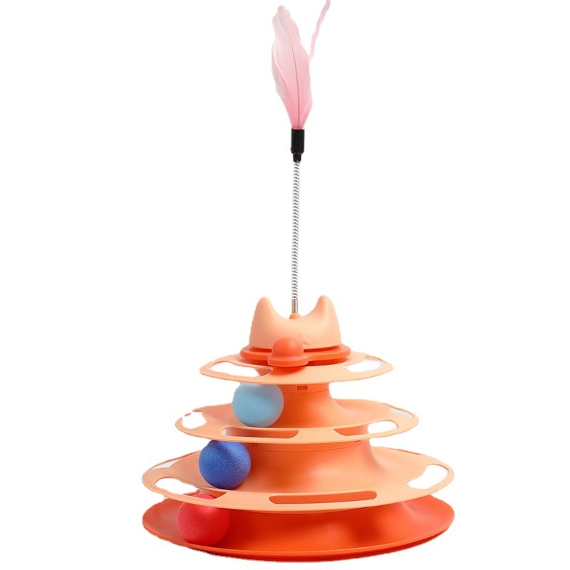 Amusement Plate Cat Toy - Orange - Cat Toys