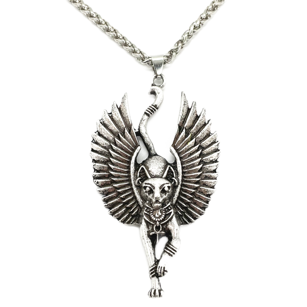 Angel Cat Necklace - Cat necklace