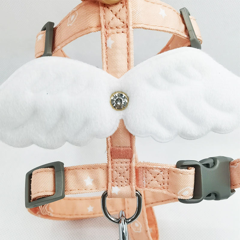 Angel Wing Cat Walking Leash - cat harness leash