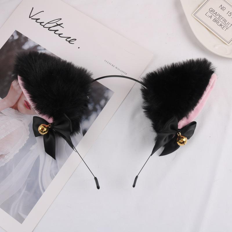 Anime Cat Ears Headband - Black - Anime Cat Ears Headband