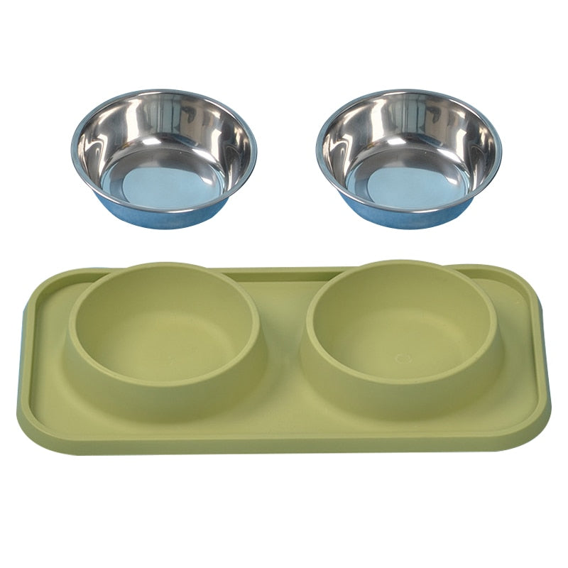 Ant Proof Cat Bowl - Green - Cat Bowls