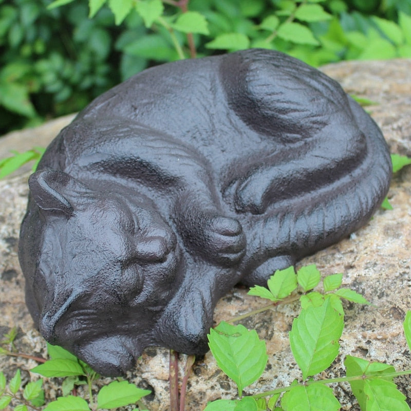 Antique Cat Statue