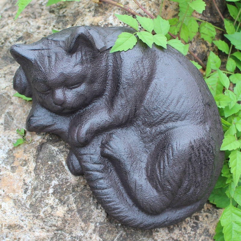Antique Cat Statue