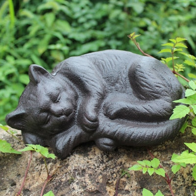 Antique Cat Statue