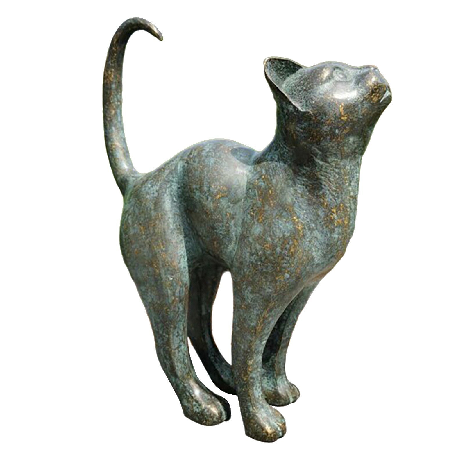 Antique Cat Statue