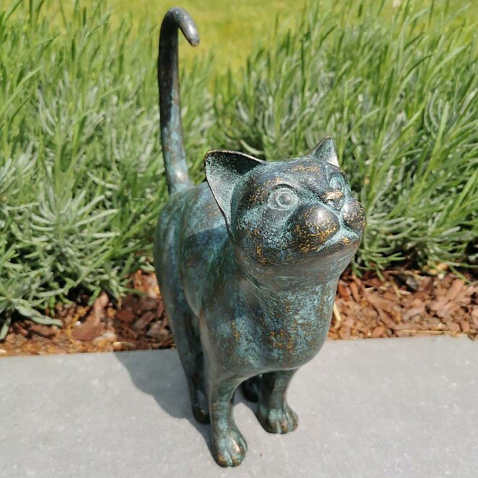 Antique Cat Statue