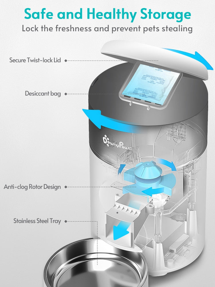 Auto Cat Food Dispenser - Cat Food Dispenser