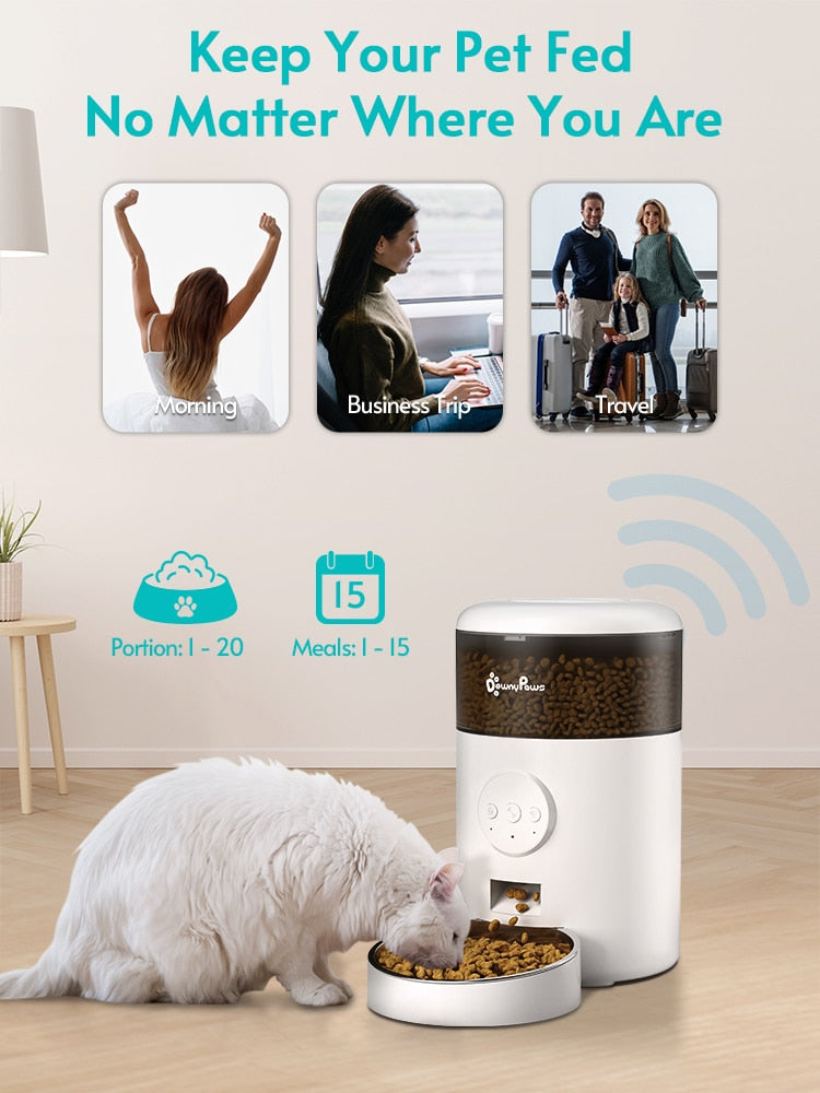 Auto Cat Food Dispenser - Cat Food Dispenser