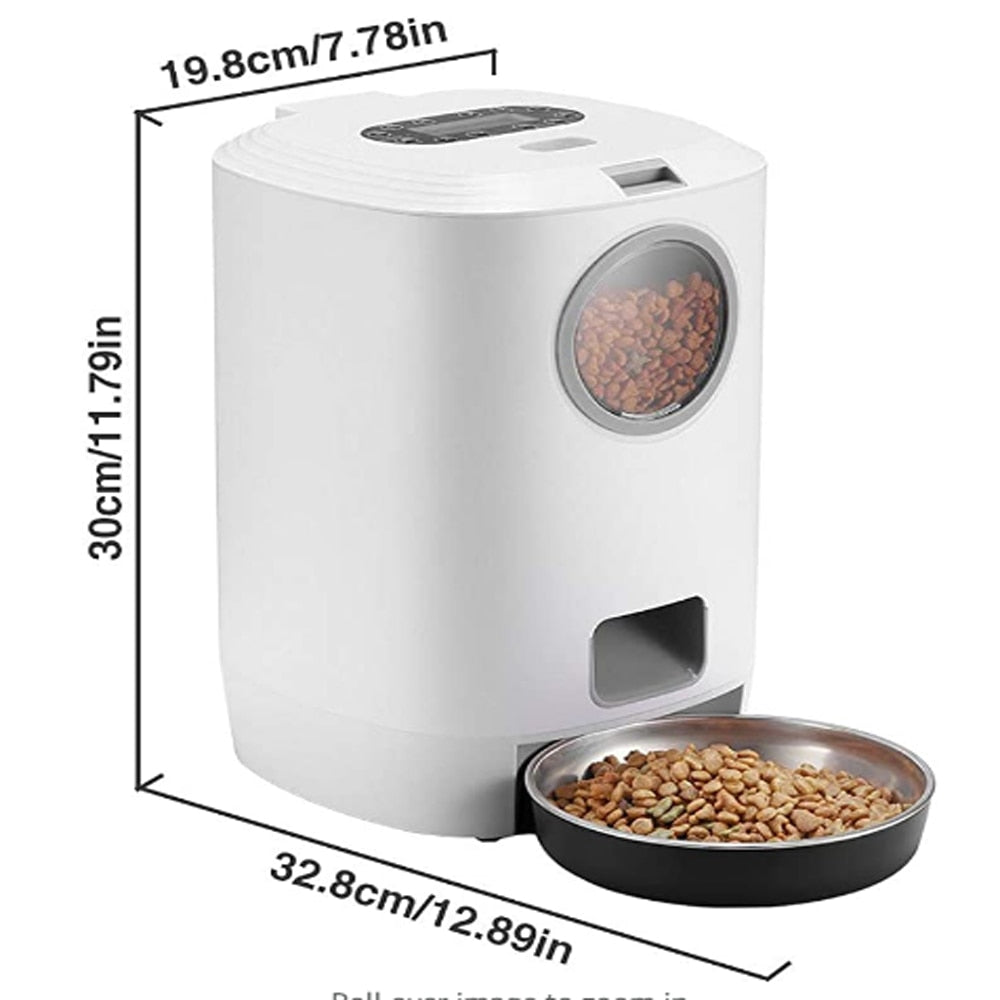 Automatic Cat Food Dispenser for Multiple Cats - automatic