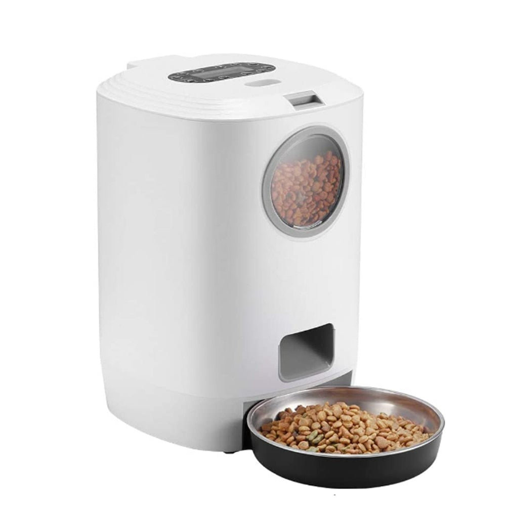 Automatic Cat Food Dispenser for Multiple Cats - automatic
