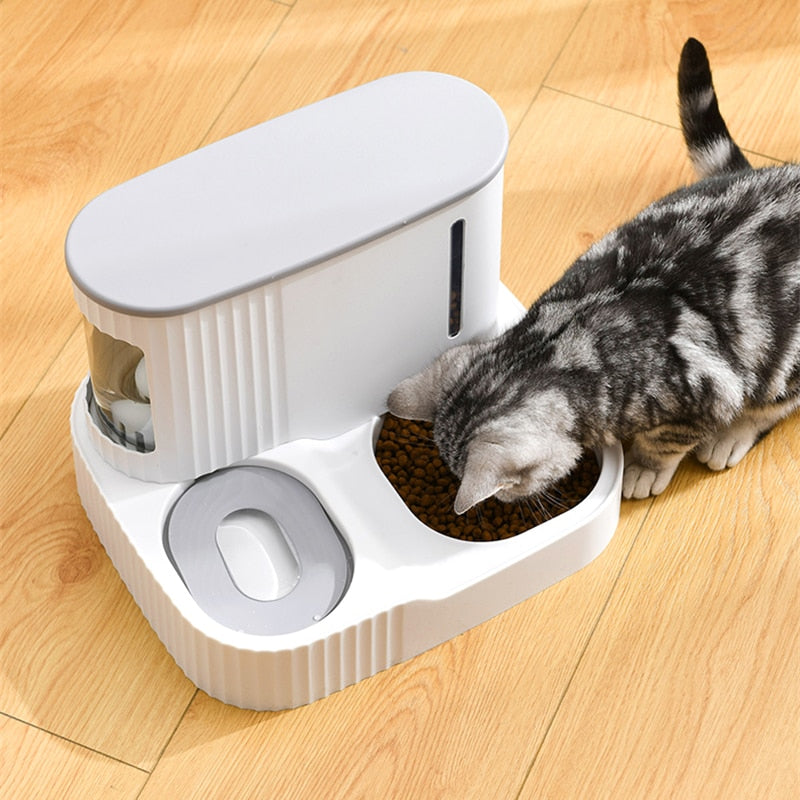 Automatic Food and Water Dispenser for Cats - automatic cat