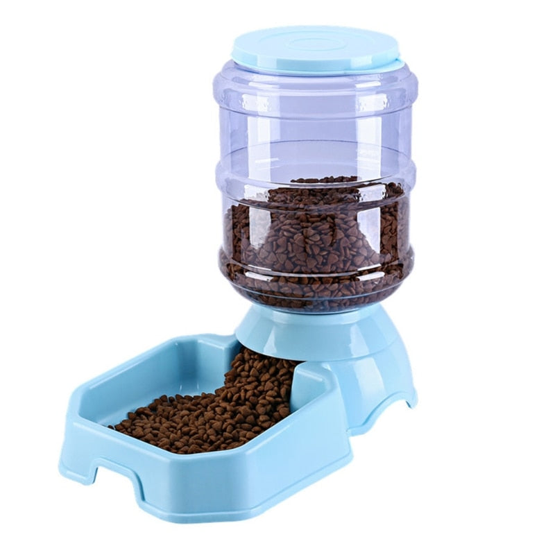 Automatic Food Dispenser Cat - Blue - automatic cat food