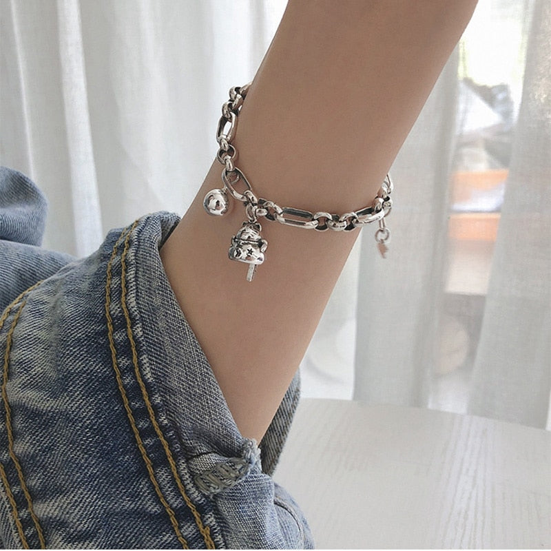 Ball Chain Cat Bracelet - Cat bracelet
