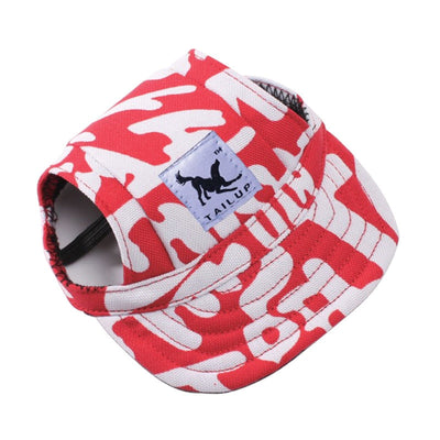 Baseball Hats for Cats - Red letters / S - Hat for Cats