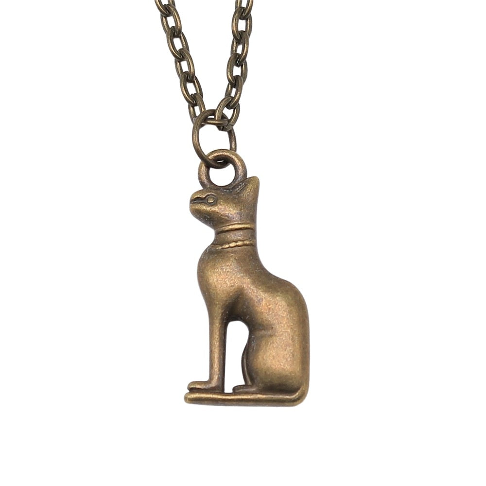 Bastet Cat Necklace - Cat necklace