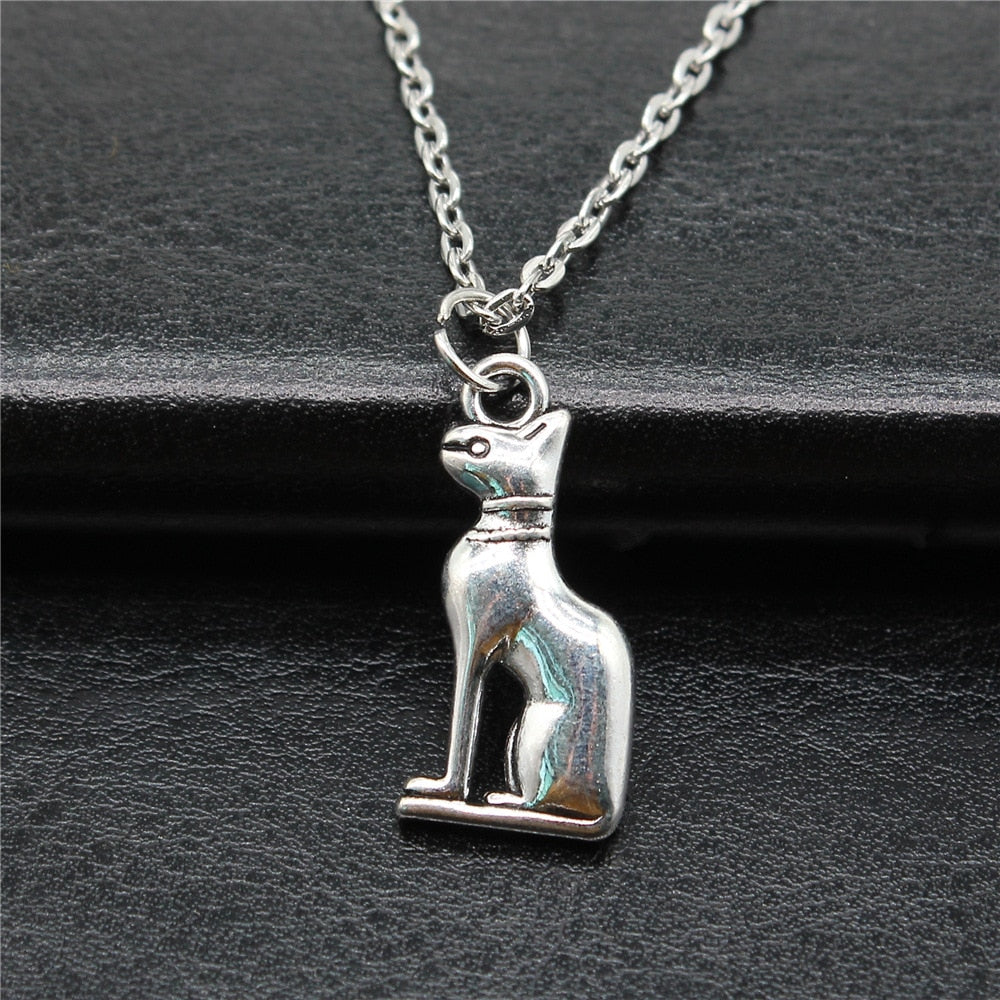 Bastet Cat Necklace - Cat necklace