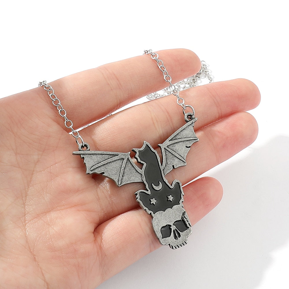 Bat Cat Necklace - Cat necklace