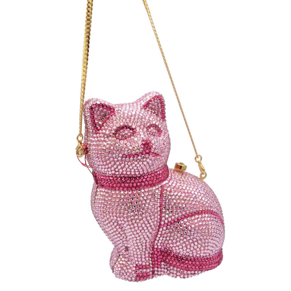 Beaded Crossbody Cat Purse - Cat purse