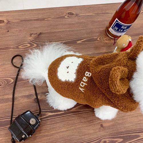 Bear Costume for Cats - Brown / XS