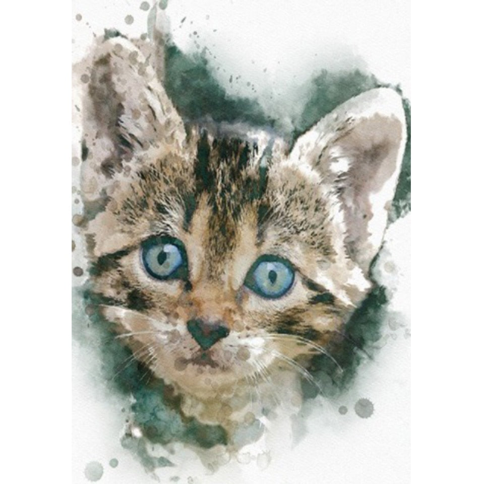 Big Cats Diamond Painting - Beige / Square 20x25cm