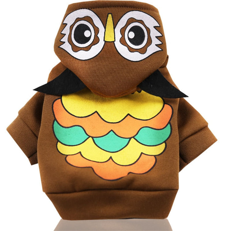 Bird Costume for Cat - Brown / XS