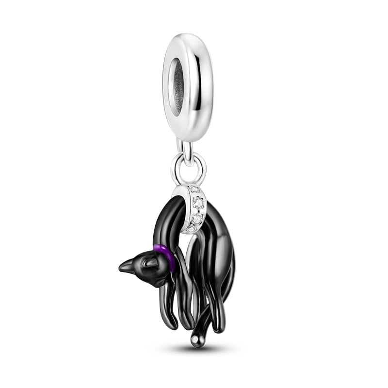 Black Cat Charm - Cat charms