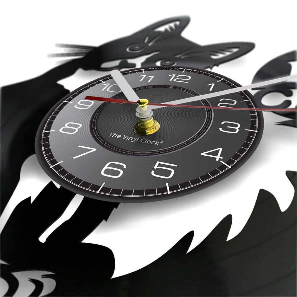 Black Cat Clock