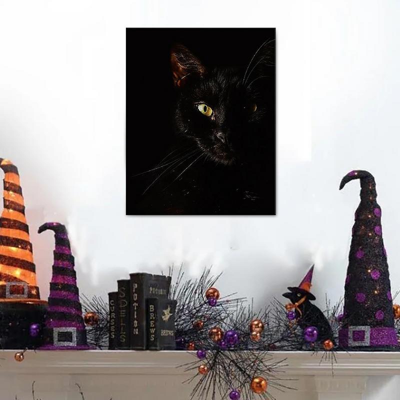 Black Cat Graphic Wall Art