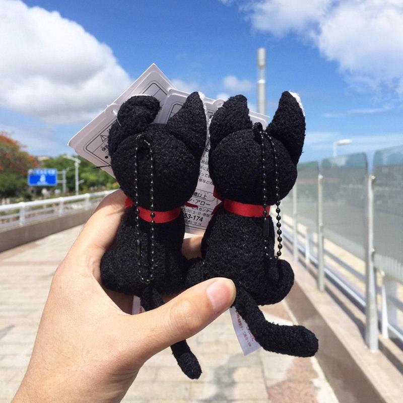 Black Cat Plush Keychain - Cat Keychains