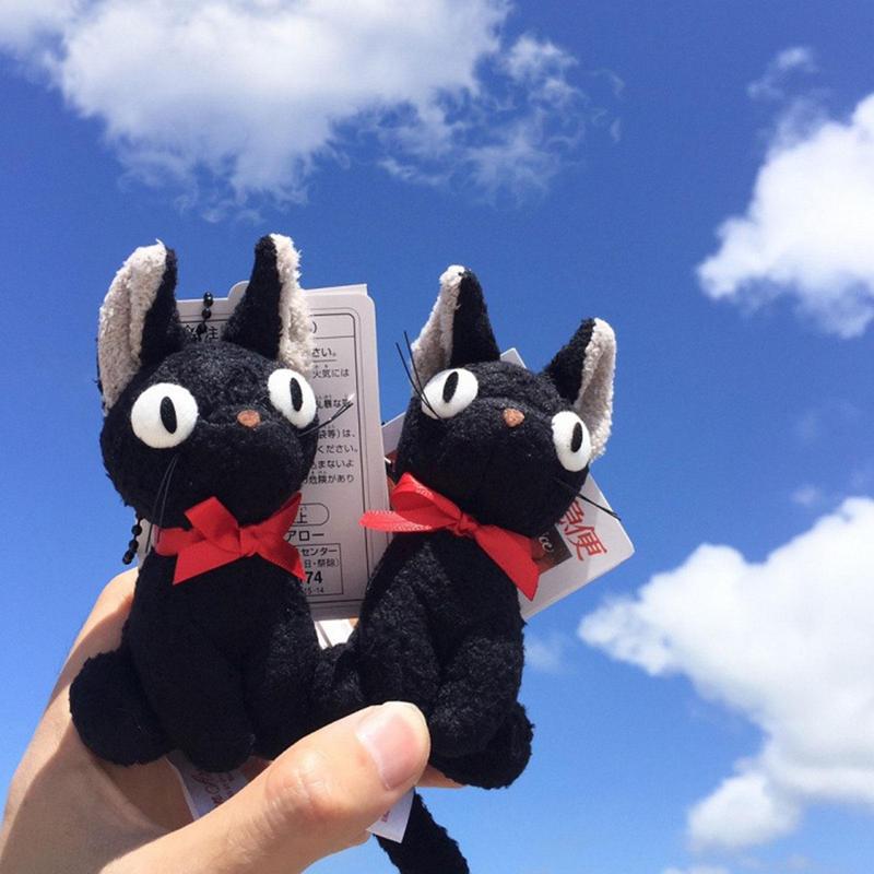 Black Cat Plush Keychain - Cat Keychains