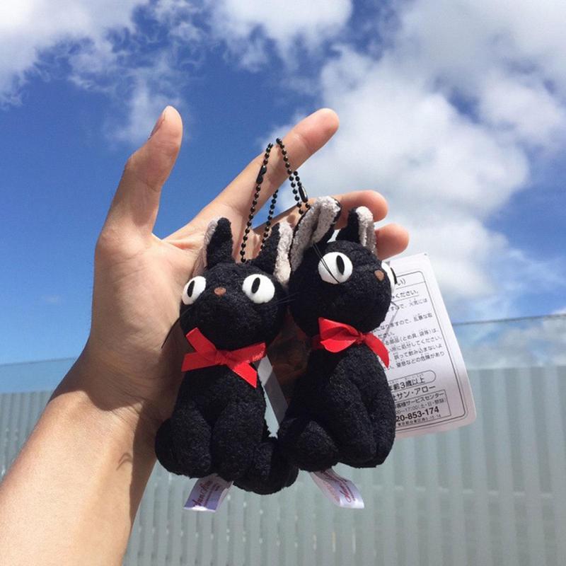 Black Cat Plush Keychain - Cat Keychains