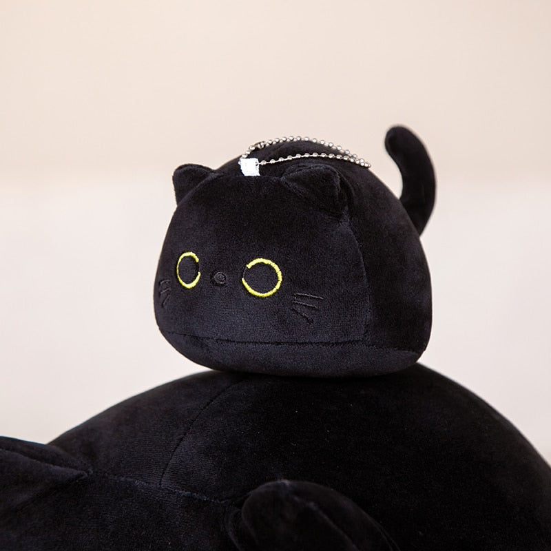 Black Cat Plush Pillow