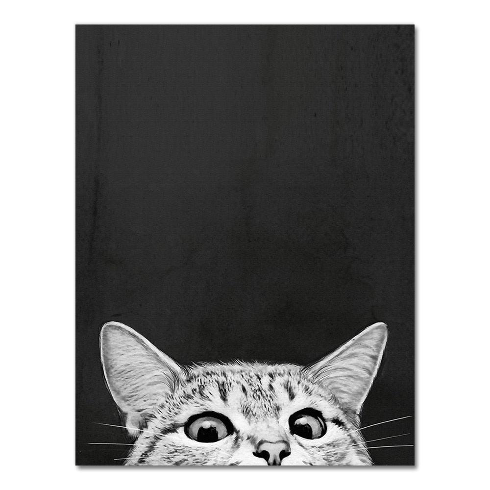 Black Cat Posters and Prints - 13x18cm No Frame / Front
