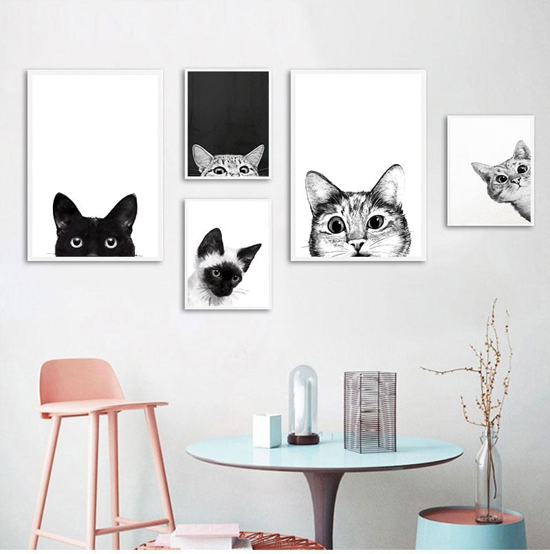 Black Cat Posters and Prints - Cat poster