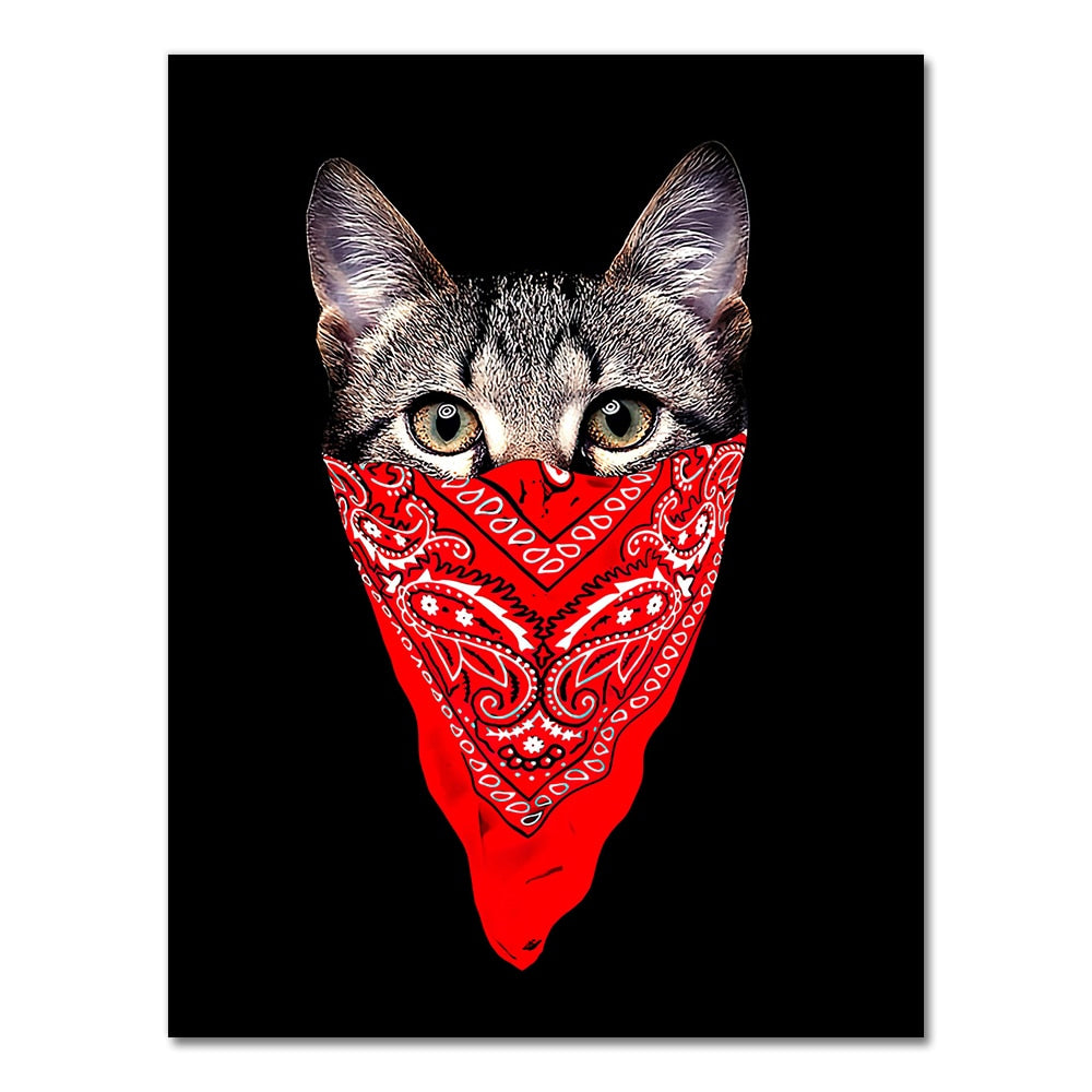 Black Cat Posters and Prints - 13x18cm No Frame /