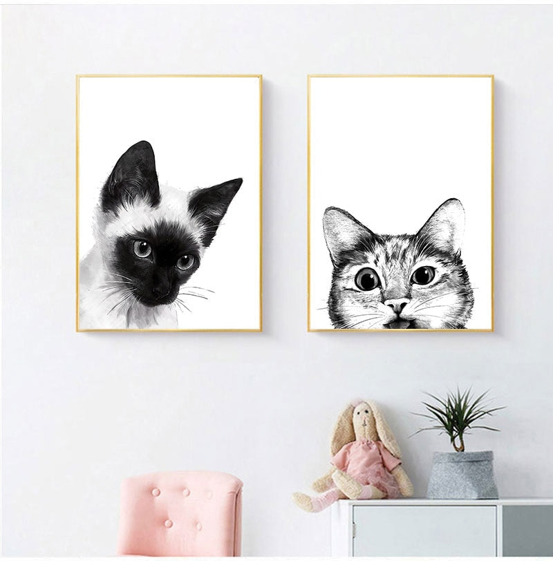 Black Cat Posters and Prints - Cat poster
