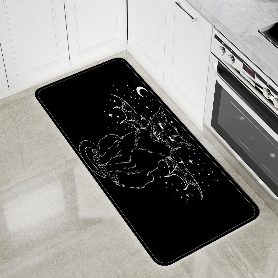 Black Cat Rug