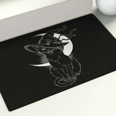 Black Cat Rug - Moon / 40x60cm