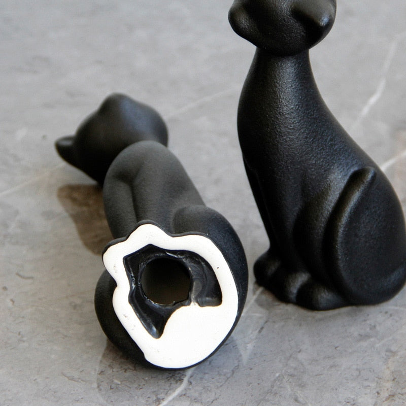 Black Cat Statue